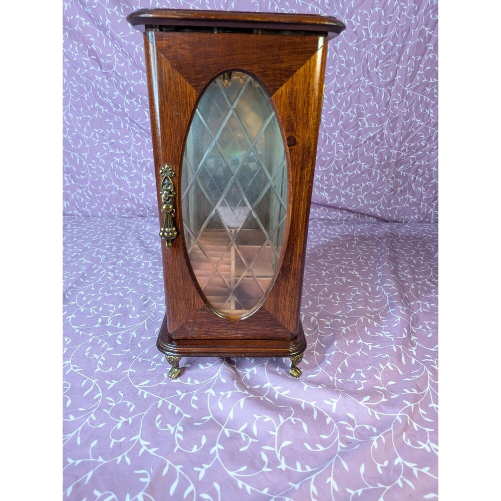 Vintage 1987 Commodore Collection By Rosalco Wood Jewelry Box